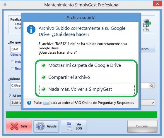 Archivo en la nube.